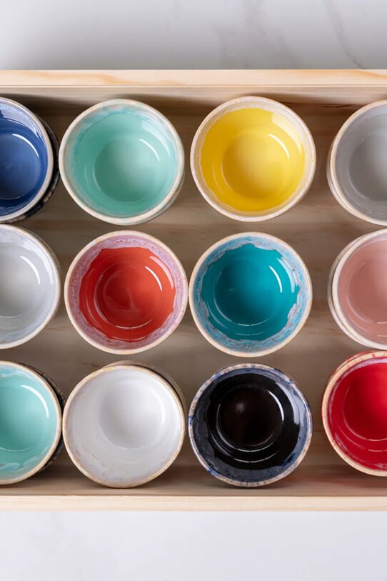 Bucătărie și bar Costa Nova set de cești espresso Grespresso 90 ml 6-pack LSC061.YLW.SET6 multicolor