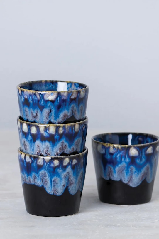 Komplet skodelic za espresso Costa Nova Grespresso 90 ml 6-pack LSC061.BLK.SET6 pisana AA00