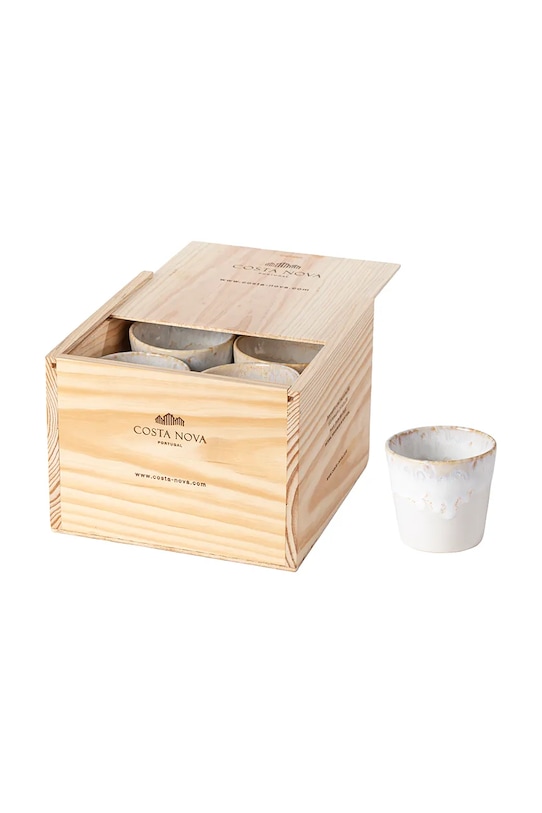 Costa Nova set de cești espresso Gift box Grespresso 8-pack multicolor LSCS12.WHI.SET8