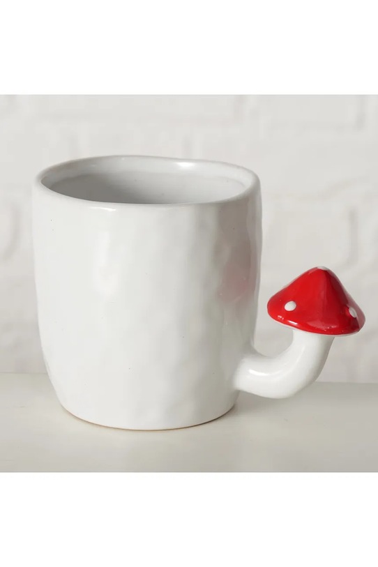 Kuchnia i bar Boltze kubek z pokrywką Funghi 430 ml 2060537 biały