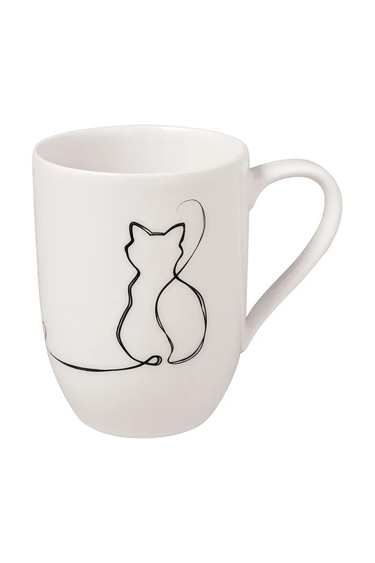 Villeroy & Boch set tazze Statement Cat 280 ml pacco da 2 10.1621.8409 bianco AA00