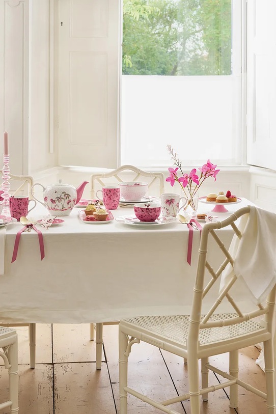 Bucătărie și bar Pip Studio set de cești și farfurioare pentru 2 persoane. Jolie Dots 280 ml 51004208 alb