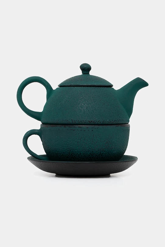 Vrč i šalica od lijevanog željeza Cookini Arare 500 ml tirkizna VR6256