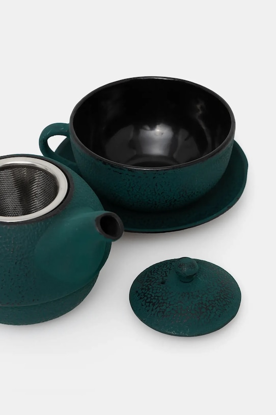 Vrč i šalica od lijevanog željeza Cookini Arare 500 ml VR6256 tirkizna AA00