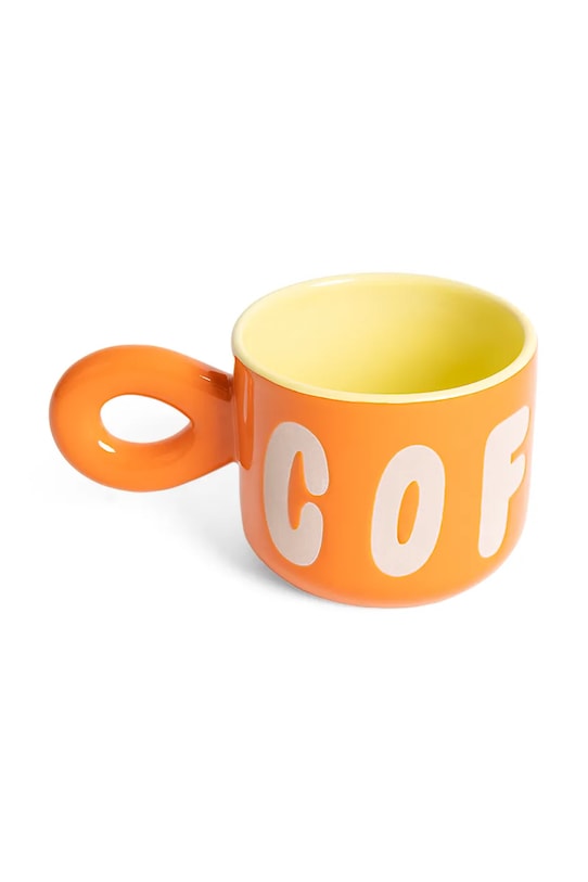 Helio Ferretti cană Orange Coffee portocaliu 122605