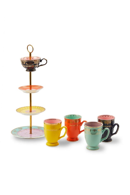 Pols Potten zestaw kubków 4-pack 230.400.618 multicolor