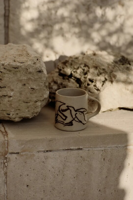 ferm LIVING kubek Vuelo Mug 300 ml 1104270719 beżowy AA00