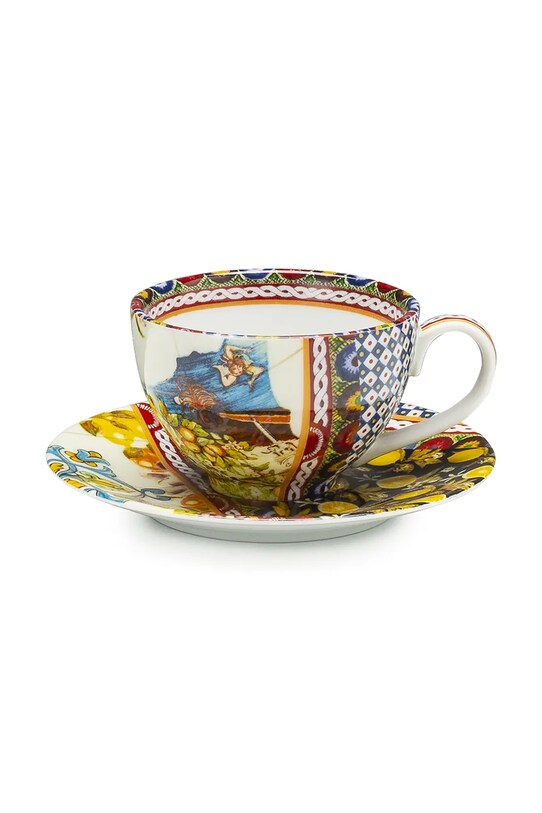Palais Royal ceașcă si farfurioara Santa Rosalia 200 ml 2-pack multicolor 1036897