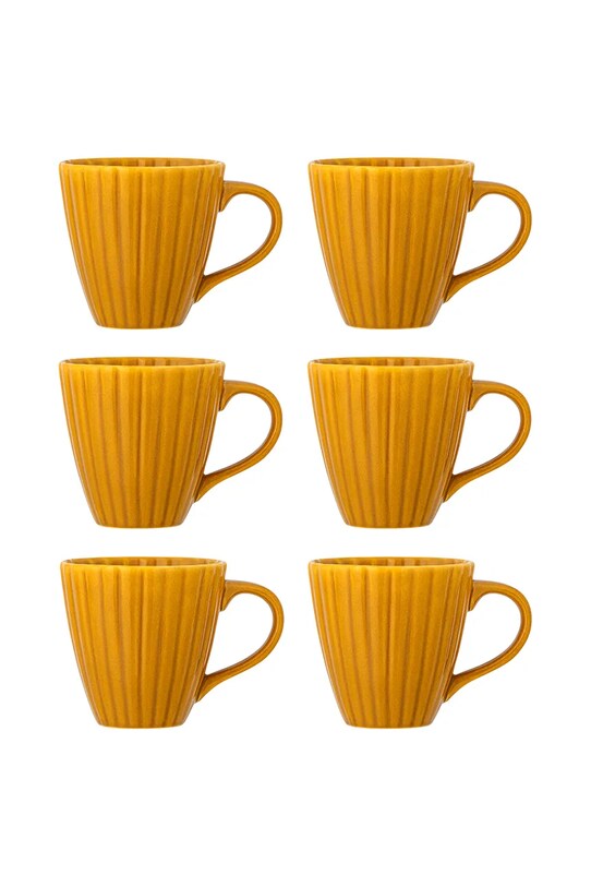 Σετ φλιτζάνια Bloomingville Latina 220 ml 6-pack κίτρινο 82061212