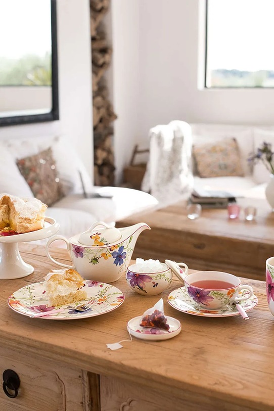 Villeroy & Boch spodek do filiżanki Mariefleur Tea 16 cm 10.4217.1280 multicolor AA00
