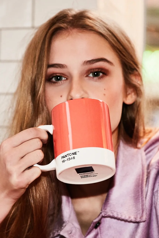 Kuchnia i bar Pantone kubek 375 ml 101032019 różowy