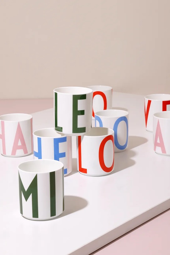 Design Letters kubek Vintage ABC 250 ml 10101026SKYBLUHERO niebieski AA00