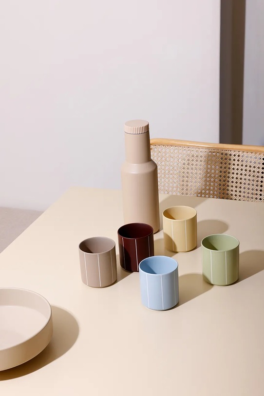 Kuchnia i bar Design Letters kubek Nordic Pyjamas 250 ml 10101027SOYBSTRIPE żółty