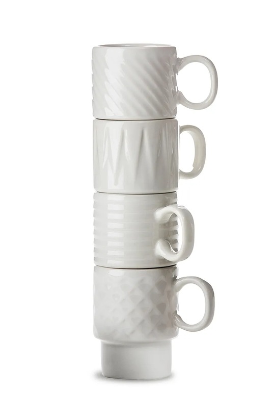 Sagaform zestaw kubków Coffee & More 100 ml 4-pack biały 5017880
