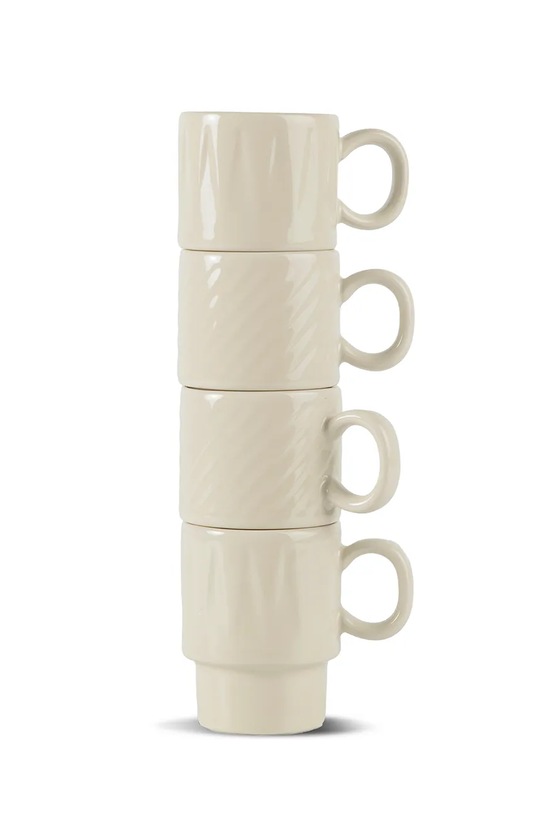 Sagaform zestaw kubków Coffee & More 100 ml 4-pack beżowy 5018572