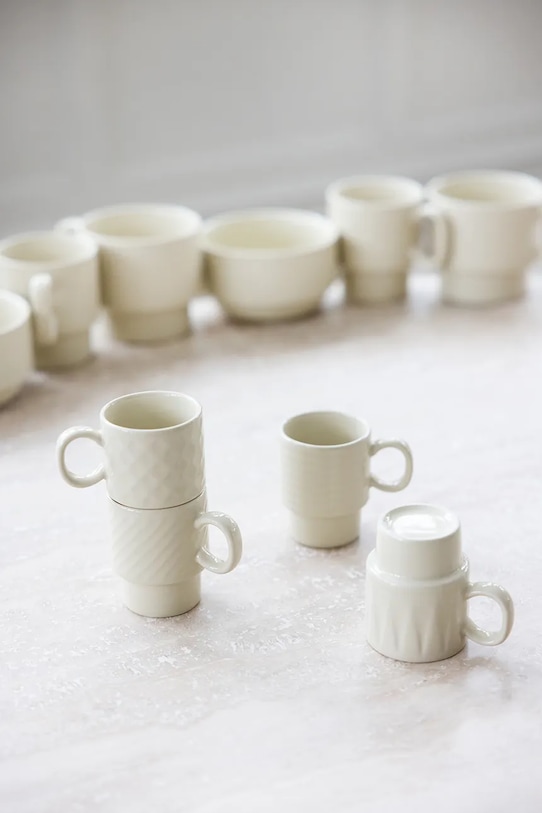 Sagaform zestaw kubków Coffee & More 100 ml 4-pack beżowy 5018572