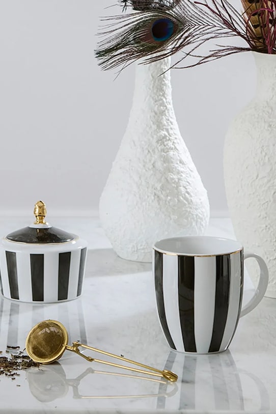 La Mania kubek Stripes 350 ml multicolor 5905549405703