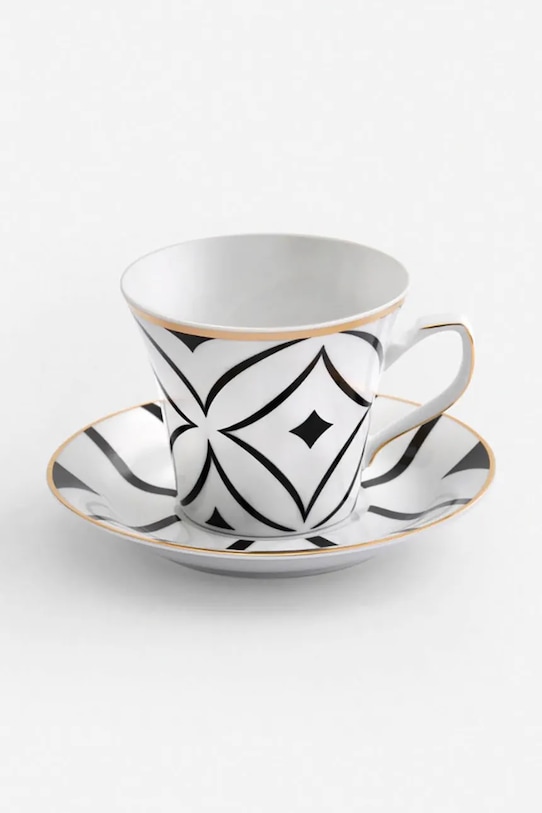 La Mania filiżanka ze spodkiem Bauhaus 200 ml multicolor 5905549406342