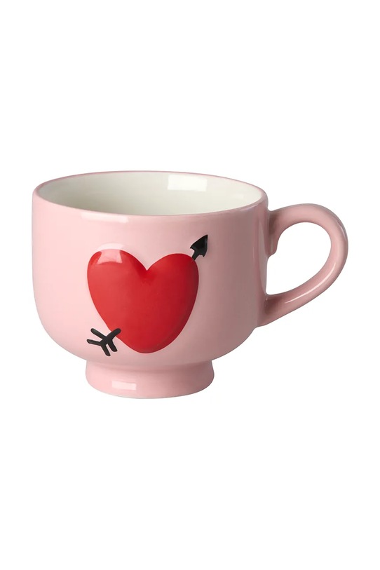 Rice kubek z ceramiki 8 cm różowy CEMUG.EMHEA