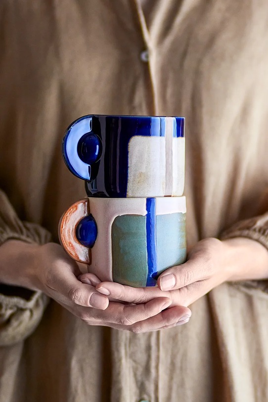 Kuchyňa a bar Sada pohárov Bloomingville Bolivia 350 ml 2-pak 82063178 viacfarebná