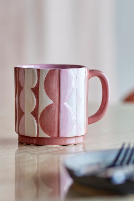 Sada pohárov Bloomingville Saul 235 ml 4-pak ružová 82063238