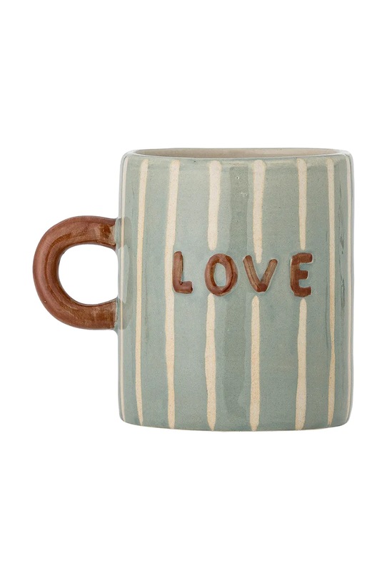 Bloomingville kubek z kamionki 8 x 9 cm 82063181 niebieski AA00