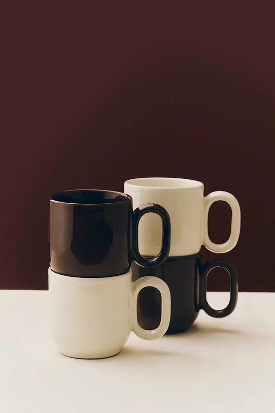 HAY zestaw kubków z terakoty 8,4 x 8 x 8 cm AC473.A668.AB90 biały AA00