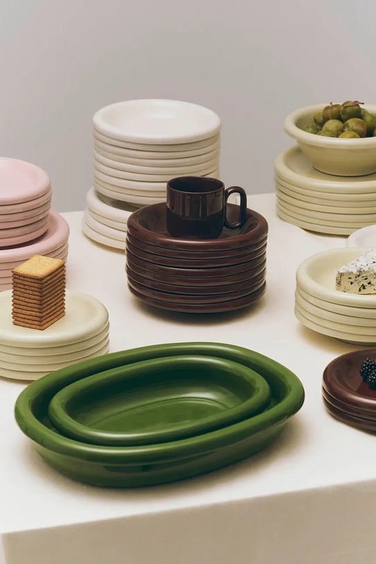 Kuchnia i bar HAY zestaw kubków z terakoty 8,4 x 8 x 8 cm AC473.A668.AF61 bordowy