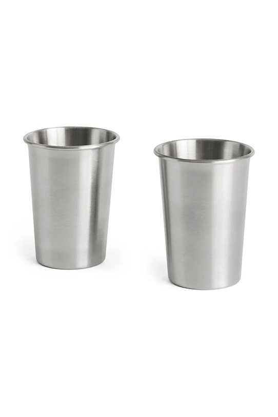 HAY set di tazze in acciaio inossidabile 11 x 8,6 x 8,6 cm grigio AE962.A668.AS24