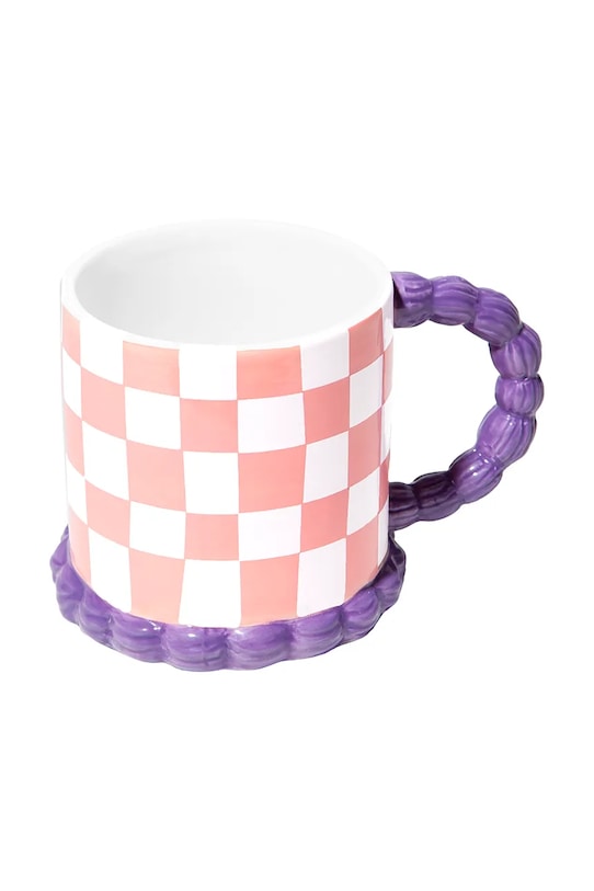 DOIY hrnček z keramiky 420 ml ružová DYMUGSWE