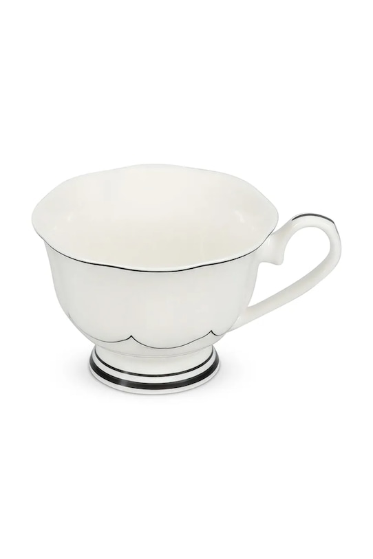 S|P Collection sada šálok s podstavcom z glazovaného porcelánu 190 ml 856236 biela AA00