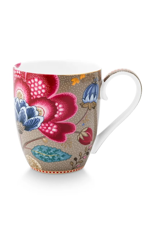 Kuchnia i bar Pip Studio zestaw kubków z porcelany szkliwionej 450 ml 51002591 multicolor