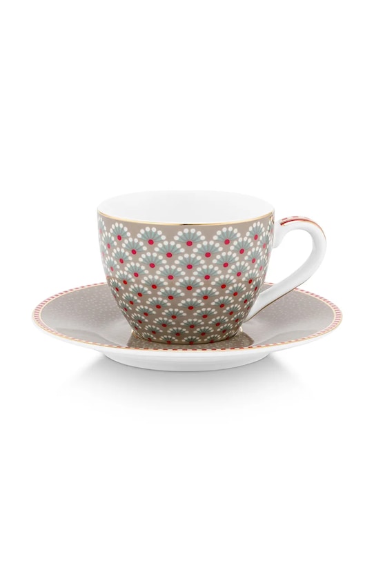 Pip Studio csésze csészealjjal porcelán 120 ml többszínű 51004216