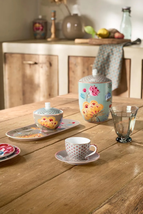 Pip Studio csésze csészealjjal porcelán 120 ml többszínű 51004216