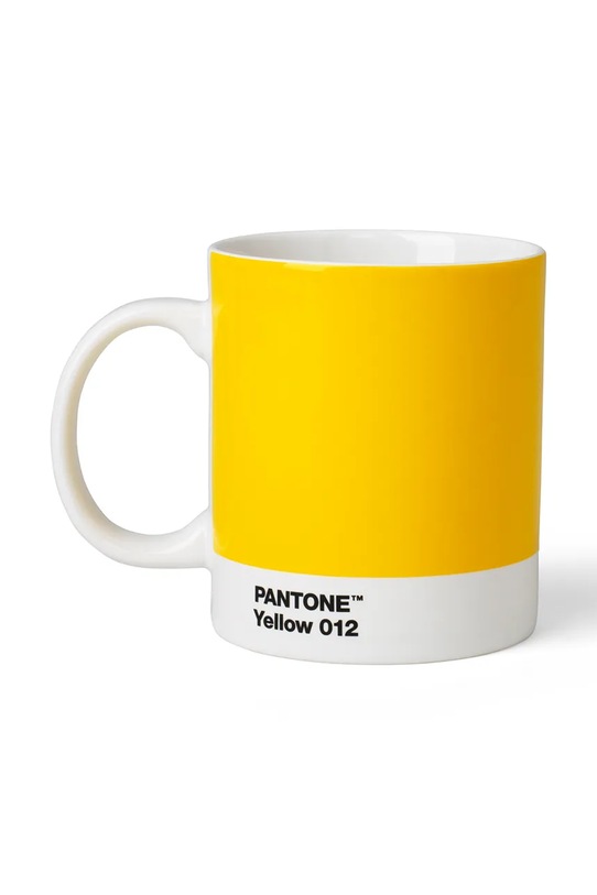 Pantone kubek z porcelany szkliwionej 375 ml żółty 101030012
