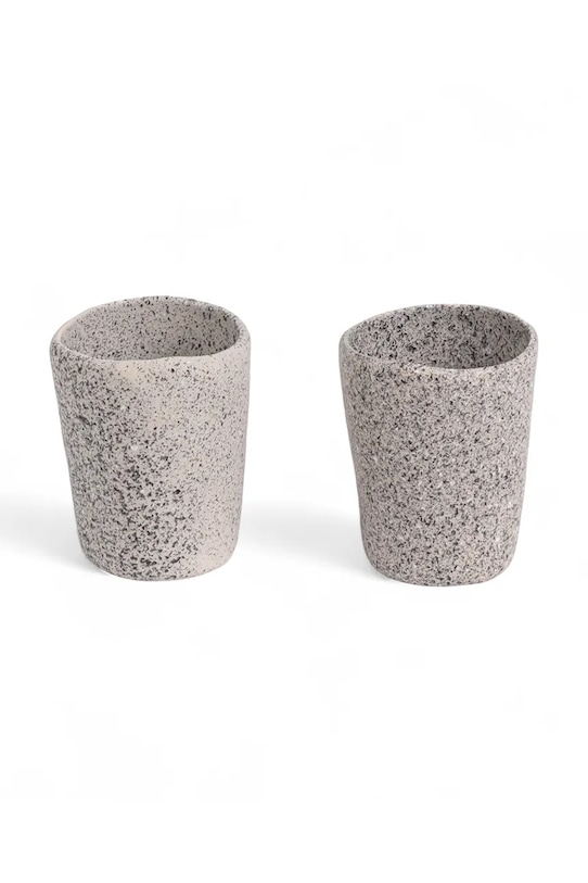 Seletti Set di tazze in porcellana 8,3 x 8 x 10,1 cm beige 10555