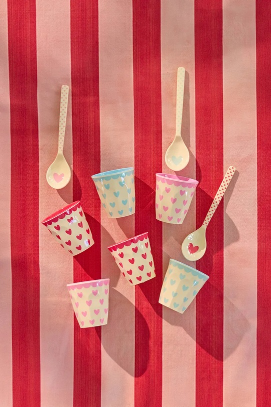 Rice set de cești pentru espresso din plastic 9 x 6 x 26 cm MELCU.6ZEFAVP multicolor AA00