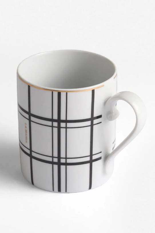 La Mania kubek z porcelany 300 ml 5905549435397 biały AA00