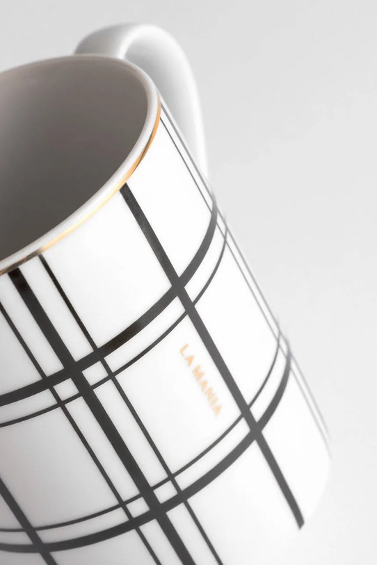 Kuchnia i bar La Mania kubek z porcelany 300 ml 5905549435397 biały