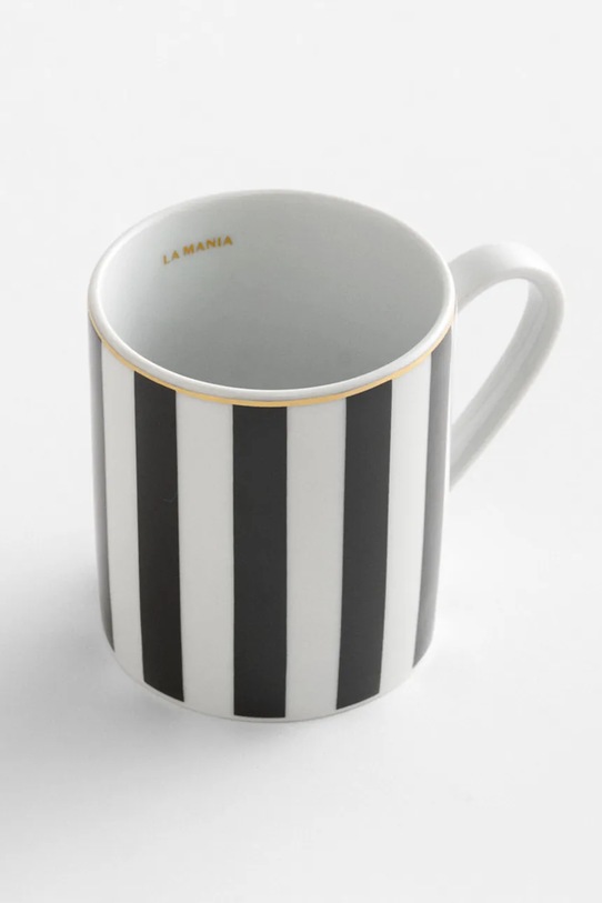 La Mania kubek z porcelany 280 ml 5902037040033 czarny AA00