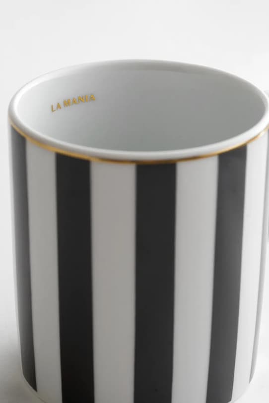 Kuchnia i bar La Mania kubek z porcelany 280 ml 5902037040033 czarny