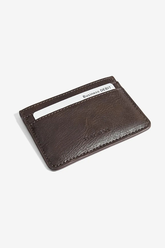 Stackers etui na karty 75404 brązowy AA00