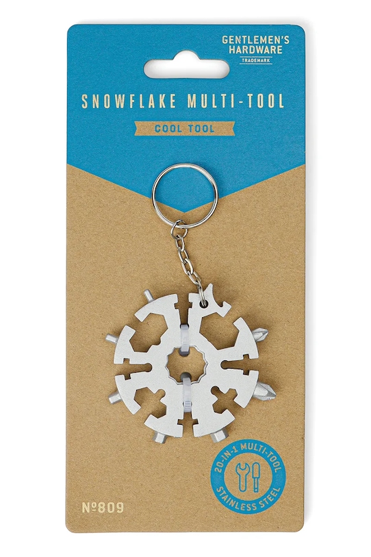 Gentlemen's Hardware breloc multitool Snowflake Tool GEN809UK gri AA00
