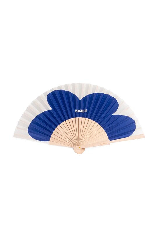 Vejár Helio Ferretti Macro Flower tmavomodrá 122662