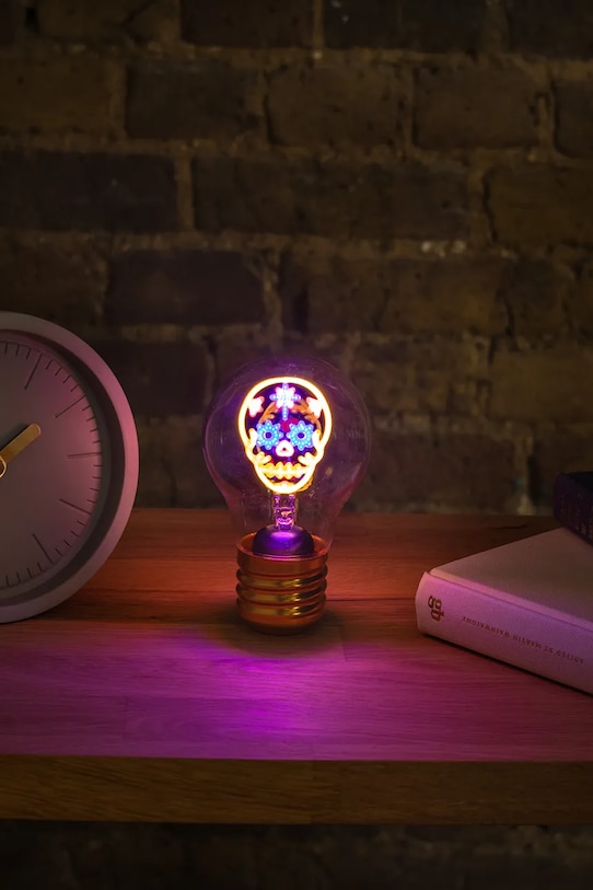 Luckies of London lampa bezprzewodowa led Skull Cordless Lightbulb SK.LIGHTBULB5 multicolor