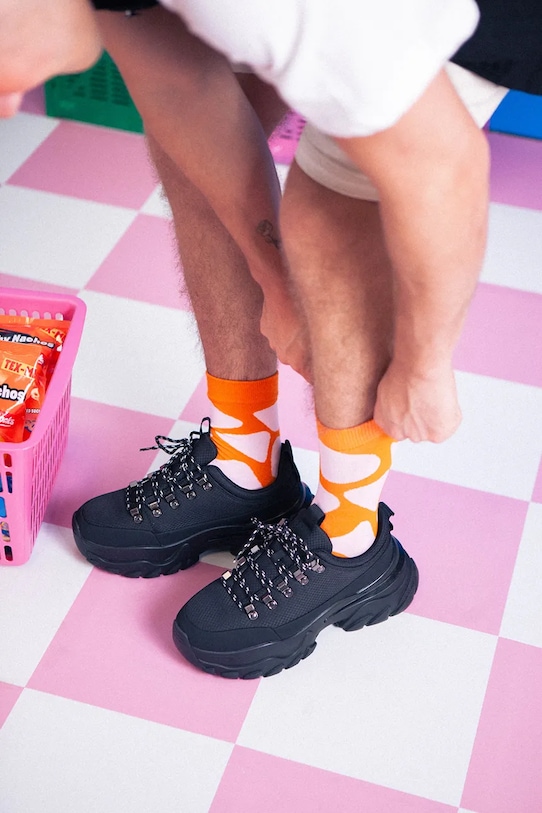 Ponožky Eat My Socks Crunchy Nachos oranžová EMSNOCNAOR