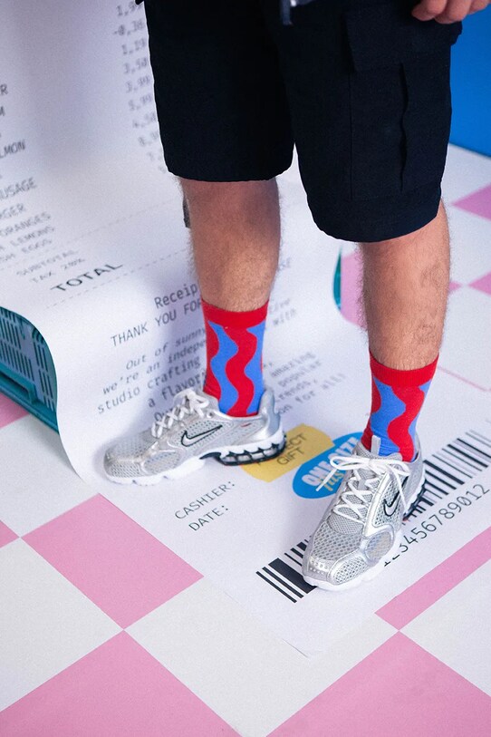 Lifestyle Eat My Socks șosete Curvies EMSNOCCURV rosu