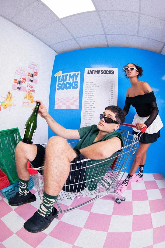 Eat My Socks șosete Fizzy Bubbles EMSNOCFIBU