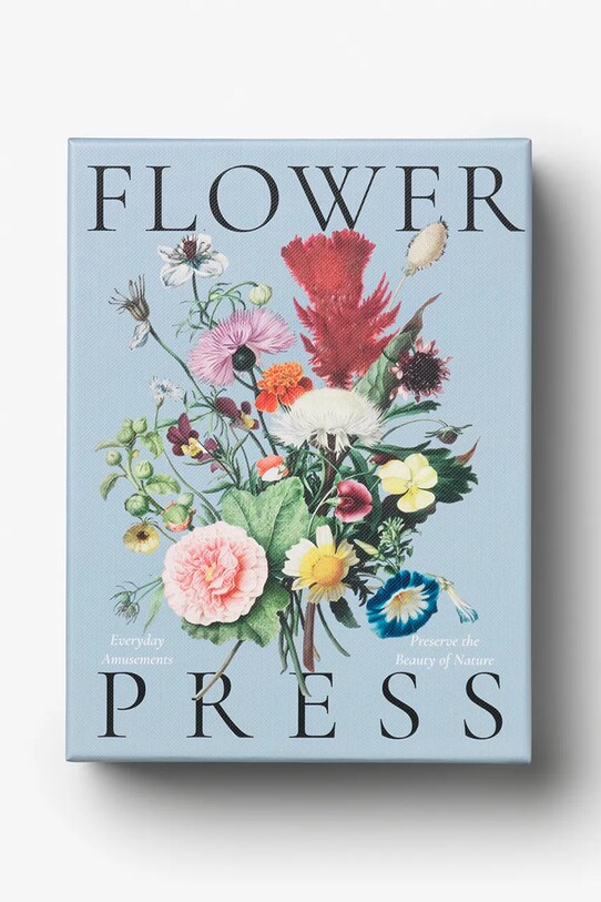 Življenjski slog Diy komplet za sušenje ravnih rož Printworks Flower Press PW00704 modra
