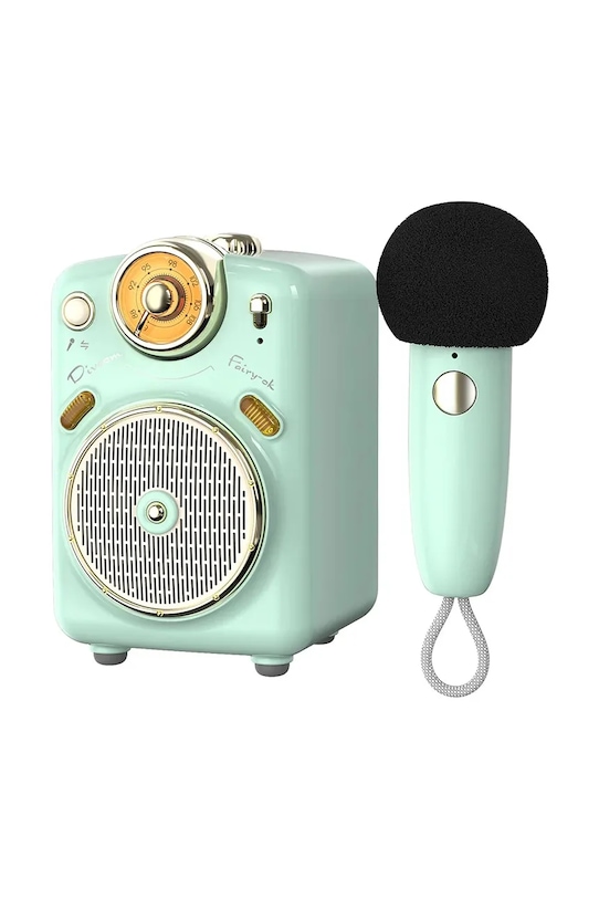 Brezžični zvočnik in mikrofon Divoom Karaoke Fairy OK turkizna 90100058241